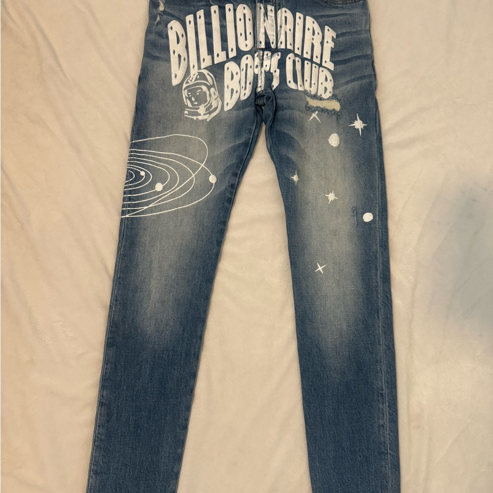 Billionaire Boys Club Blue Space Skinny Jeans